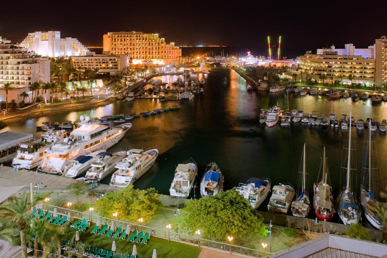 Vert Hotel Eilat By Afi Hotels المظهر الخارجي الصورة Marina del Rey at night